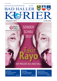 Bad Haller Kurier, Ortszeitung, Zeitung, Kurier